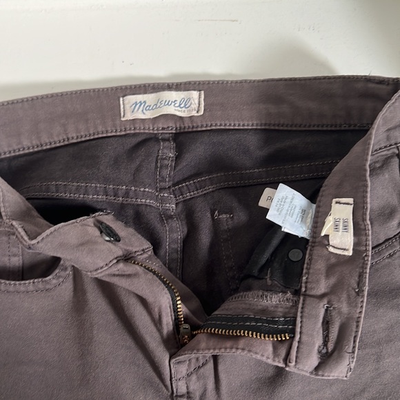 Madewell Vintage Satin Skinny Gray Pants size 26 - Picture 3 of 7